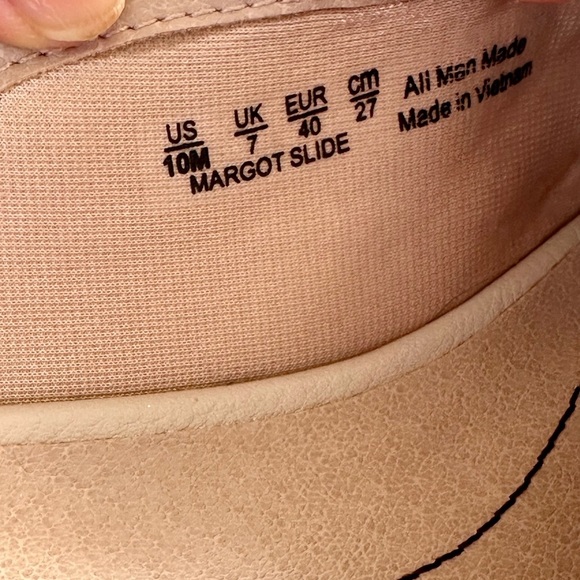 Margot Life Stride Women's Cream Slide Loafers - Picture 4 of 6